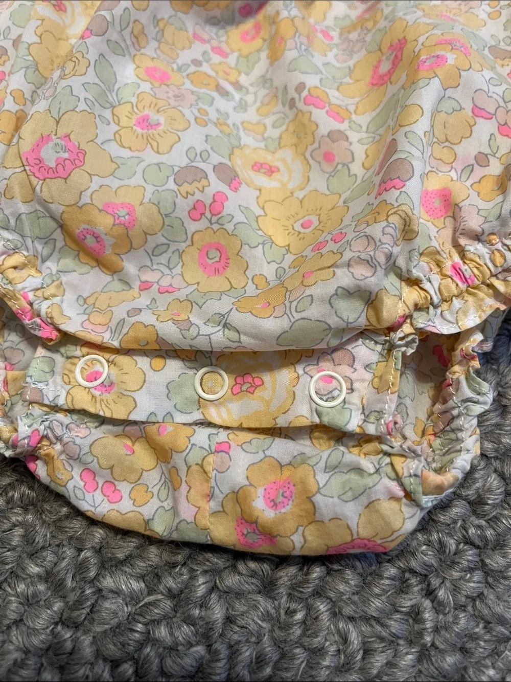 Bonpoint liberty  Floral Bubble Romper